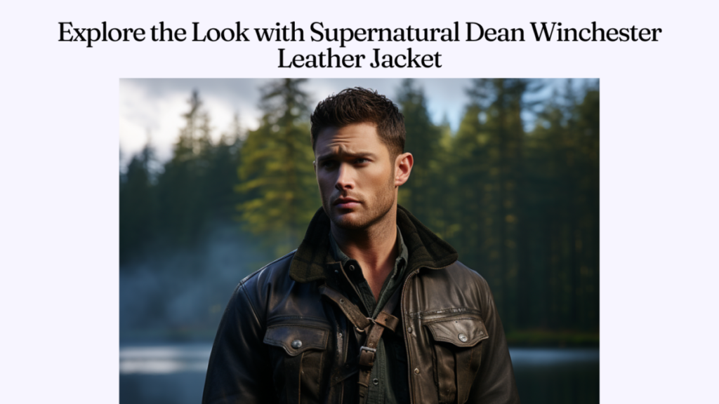 Explore the Look with Supernatural Dean Winchester Leather Jacket