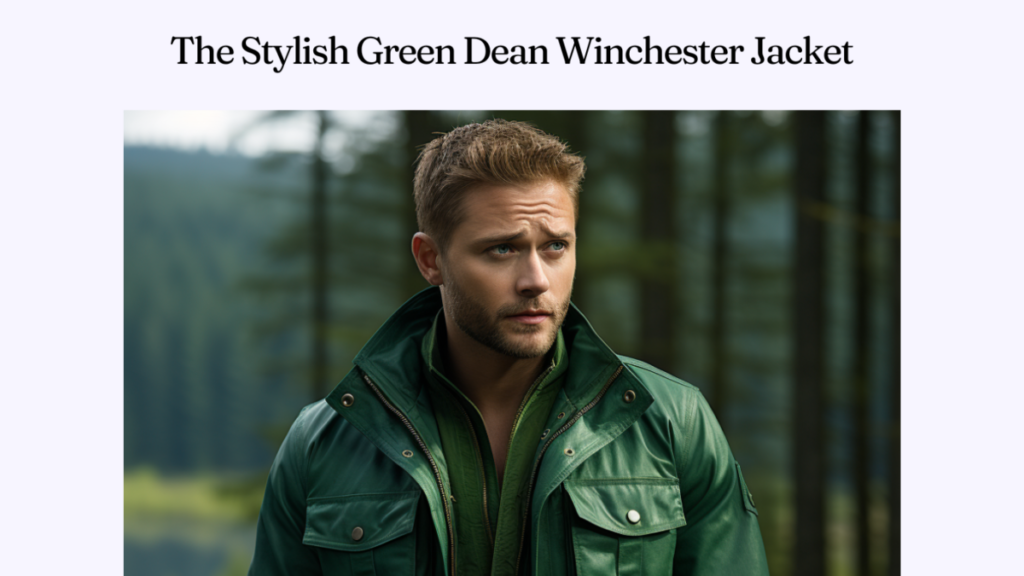 The Stylish Green Dean Winchester Jacket