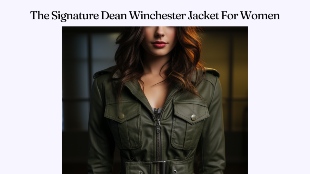 The Signature Dean Winchester Jacket For Women